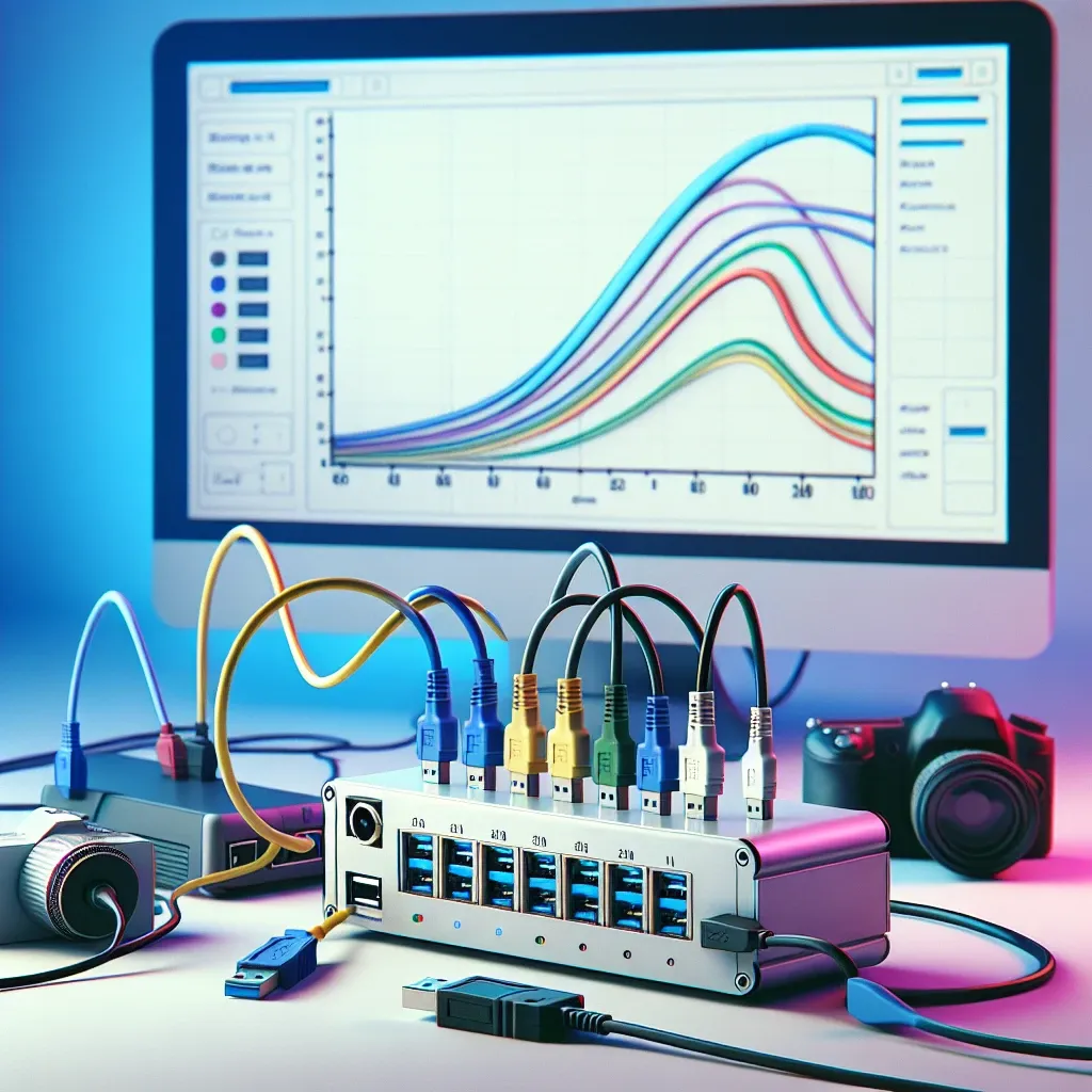 Does using a USB hub reduce data transfer speeds?