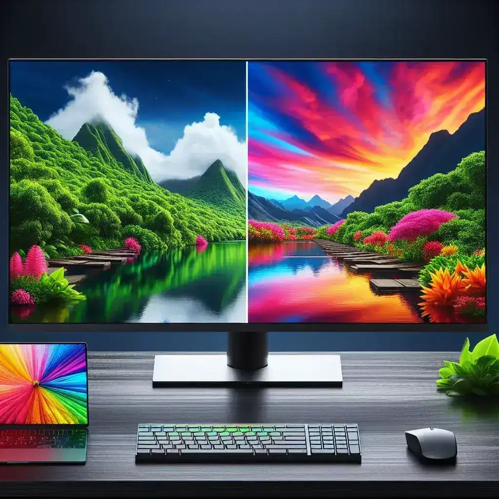 What is the difference between LCD and LED monitors?